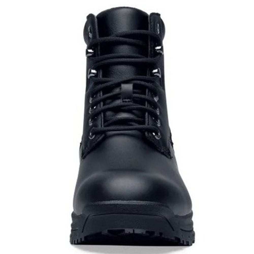 Shoes for Crews August Soft Toe Workboots Women's Black Leather Lace Up Sz 11 M - Picture 7 of 13